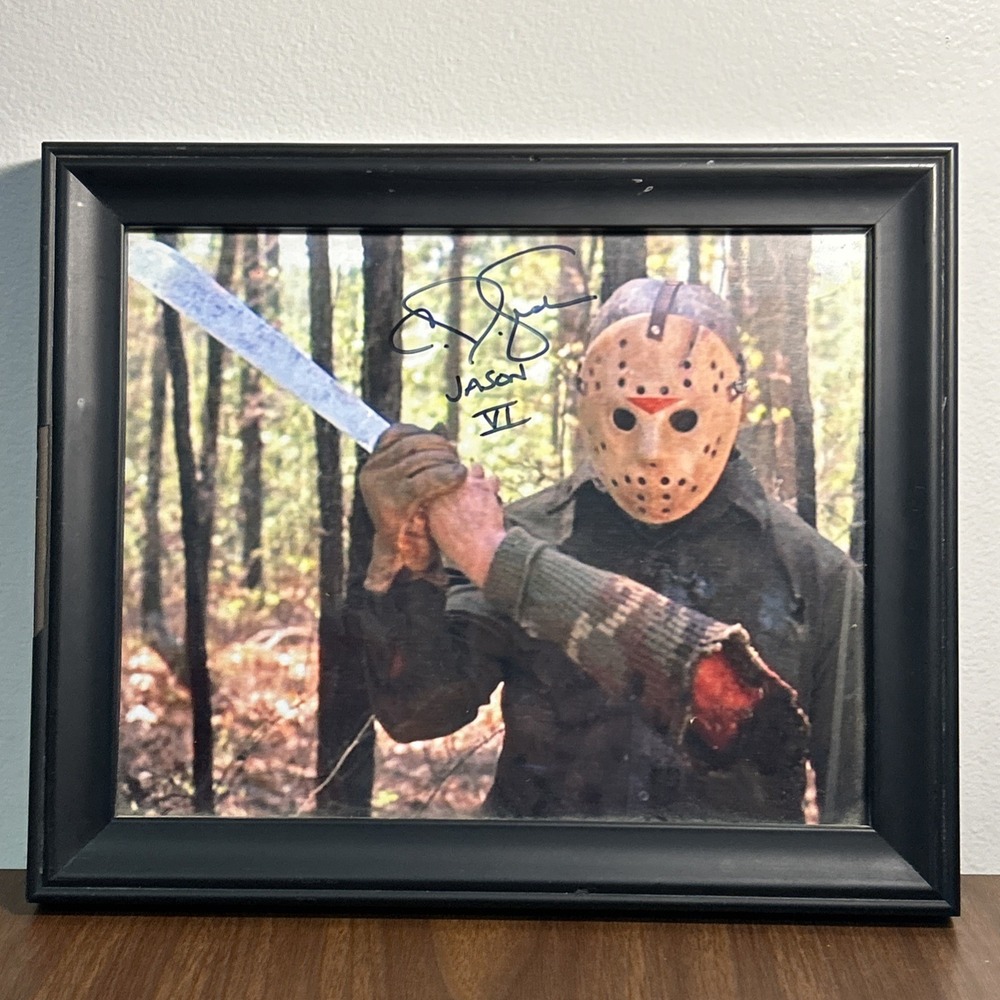 CJ GRAHAM Signed 8x10 PHOTO Jason Lives Friday the 13th Pt 6 Autographed